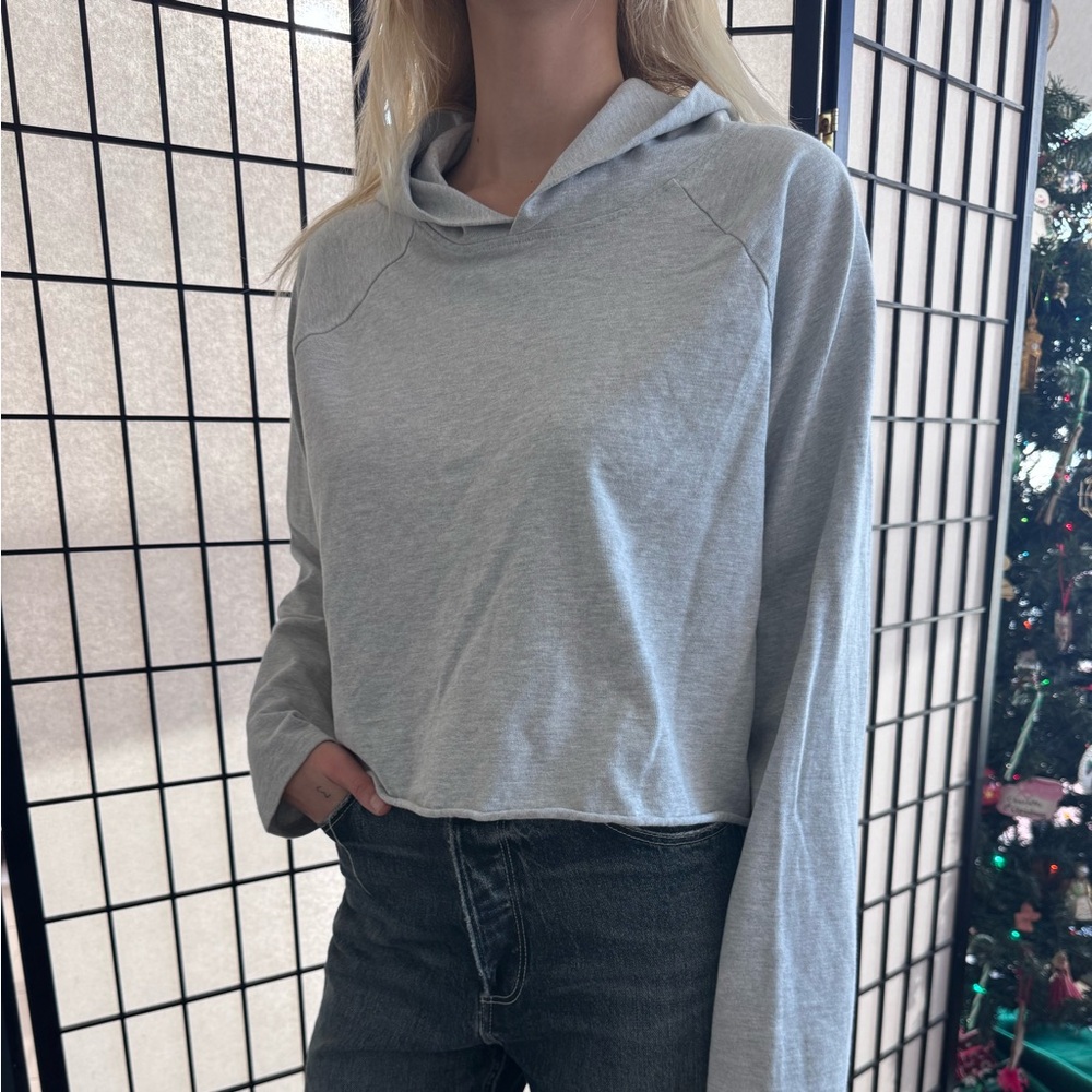H&M Gray Hoodie Sweatshirt
